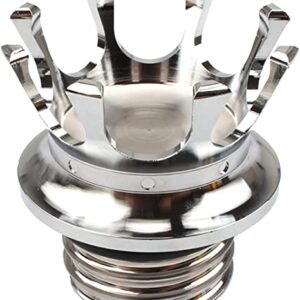 Motorcycle Fuel Gas Tank Cap Crown Style Chrome Oil Caps for Sportster XL 1200 883 48 Softail Dyna FLST Road King